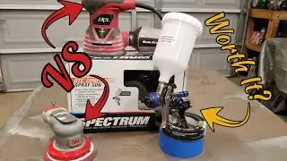 Air vs Electric Sanders and New Paint Gun