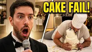 CHEF DROPS WEDDING CAKE | Wedding Fail
