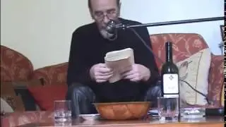 Алексей Хвостенко читает стих, посвященный К.Кедрову
