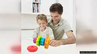 Spinning Stacking Toys Educational Toddler Toys Stacking Rings Baby Toy Montessori Toy Review