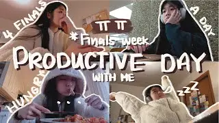 [VLOGMAS 2024] 🎅🏻D-16🎄| SPEND A PRODUCTIVE DAY IN FINALS WEEK WITH ME!