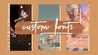 how to add custom fonts to your instagram stories! 3 ways how | instagram story hack 🍁