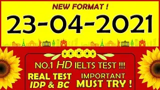 🔥IELTS LISTENING PRACTICE TEST 2021 WITH ANSWERS | 23.04.2021