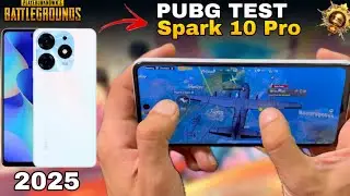 Tecno Spark 10 Pro PUBG test 🔥 | After new update