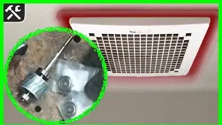 Replacing the bearings in a bath exhaust fan to eliminate a noisy noise problem