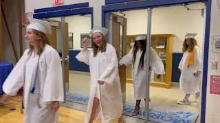 Video: Moravia High School Class of 2023's graduation procession