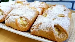 КОНВЕРТИКИ С ТВОРОГОМ!!! НЕ РЕЦЕПТ А НАСТОЯЩЕЕ ЗОЛОТО!!!
ТАЮЩИЕ ВО РТУ