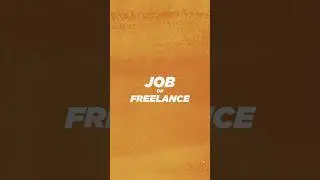 Job or freelance? Which one do you prefer? 😬#freelance #9to5 #business