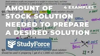 Amount of Solution Needed to Prepare Desired Solution (Q1C1 = Q2C2)