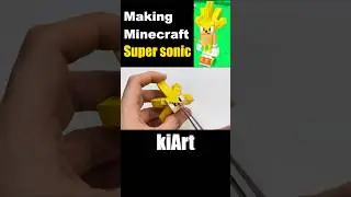 Making Minecraft SuperSonic [kiArt] #minecraft #supersonic #sonic
