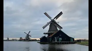 The Zaanse Schans seen from the Julianabrug Zaandijk