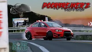 Mitsubishi EVO X DBZ  / first touge in VR !! (Oculus Rift )
