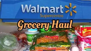 $108.65 Walmart Grocery Haul | WALMART Groceries for ONE PERSON