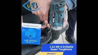 1.61 ASP better thickness good edging, cut drilling Blue cut AR super hydrophobic JAB OPTICS LENS