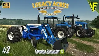 Fixing the Old Farm Equipment | Legacy Acres Ep.2 | FS25 Realistic Roleplay