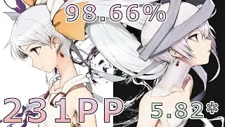 #osu! | 5.82⭐| killy killy JOKER - Wakeshima Kanon | 98.66% FC 231PP