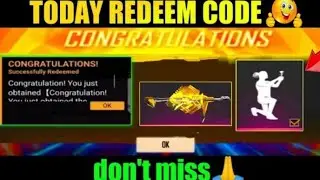 Free Fire Redeem Code Today | 5 October Redeem Code Free Fire | FF Redeem Code Today 5 October