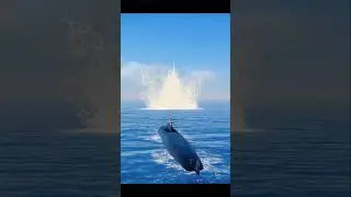 Poseidon Russian experimental super Nuclear torpedo☢️ | Modern Warships #shorts