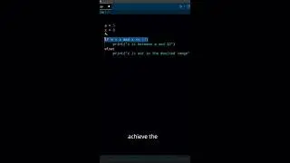 Chained Comparison Operation in Python  | #python