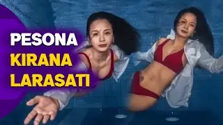 Pesona Tubuh Indah Kirana Larasati Saat Pakai Bikini