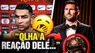 CRISTIANO RONALDO debocha de MESSI na Bola de Ouro 2023