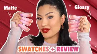Matte vs Glossy: Exploring SHEGLAM Lipstick Collection | Swatches & Reviews by @AlmaRiveraBeauty