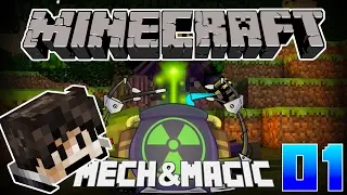 WELCOME BACK BABY! | Mech and Magic | Minecraft Modded Survival | Ep 1