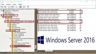 Windows Server 2016 - Set Restriction On Removable Media in Windows Server 2016 @24