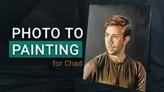 Portrait Painting. Los Angeles. The Stolen Art