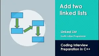 Coding Interview Preparation : Linked List - Add two Linked Lists