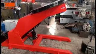 Yueda factory supply hydraulic lifting 3 axis welding positioner test
