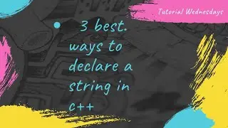 3 best way to declare a string in c++ 😊😊 easy manner #c2 #c2coding #leanrtocode #c++ #codehack