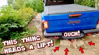 Nearly Lost My Bumper On This Trail