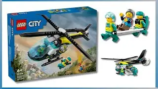 LEGO – Emergency Rescue Helicopter – 60405 Speed Build