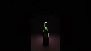 Made a wine bottle in blender #shorts