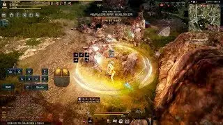 Black Desert | 검은사막 Lahn (란) Gameplay Level 56: Show Keyboard Skills
