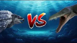(Beasts of Bermuda) My first time winning a fight! | Kronosaurus vs. Archelon