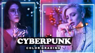 Cyberpunk color grading - Picsart Tutorial (Easy) by DLC