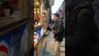 Turkiye ice cream at Taksim Square, Istanbul
