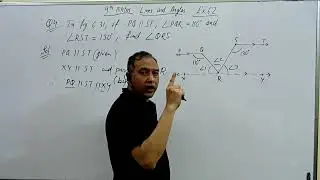 9th Ex 6.2 Q 4 lines and angles fully explained solution