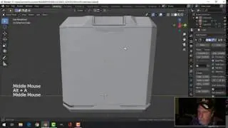 Blender 2.8: Modeling a SciFi Crate (Part 2)