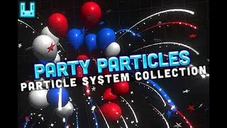 Party Particles (confetti) for Unity