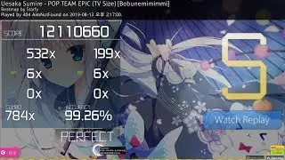 osu! | Uesaka Sumire - POP TEAM EPIC (TV Size) [Bobunemimimmi] 99.26% FC