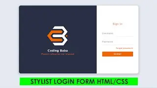How To Create Login Form In HTML And CSS | How To Make Sign In Form Design | Login Form In HTML/CSS