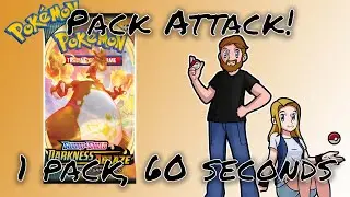 Pack Attack! DARKNESS ABLAZE! Pokemon Card Opening! Big Pikachu Face #shortS PA368