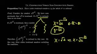 Constructive versus Nonconstructive Proof