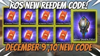 ROS NEW REEDEM CODE DECEMBER 9 2021 | ROS FREE SKINS DIAMONDS (ROS CODE UPDATE)