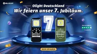 7 Jahre Olight Deutschland: Exklusive Oclip Editionen! | GEWINNSPIEL