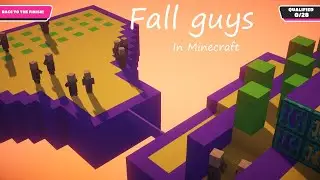 So i made Fall Guys in Minecraft with villagers...
