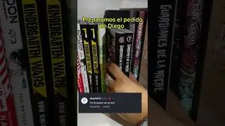 Recuerda que puedes pedirnos que enseñemos cómo preparamos el tuyo 📦📚 ¡Gracias Diego! #comic #manga